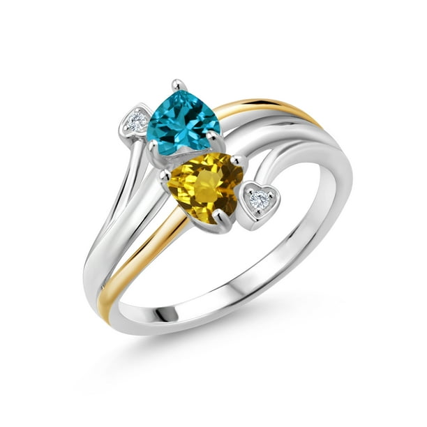 100% NATURAL 5MM AMETHYST CITRINE GARNET SKY BLUE TOPAZ SILVER 925 RING SIZE 9 100% NATURAL 5MM AMETHYST CITRINE GARNET SKY BLUE TOPAZ SILVER 925 RING SIZE 9